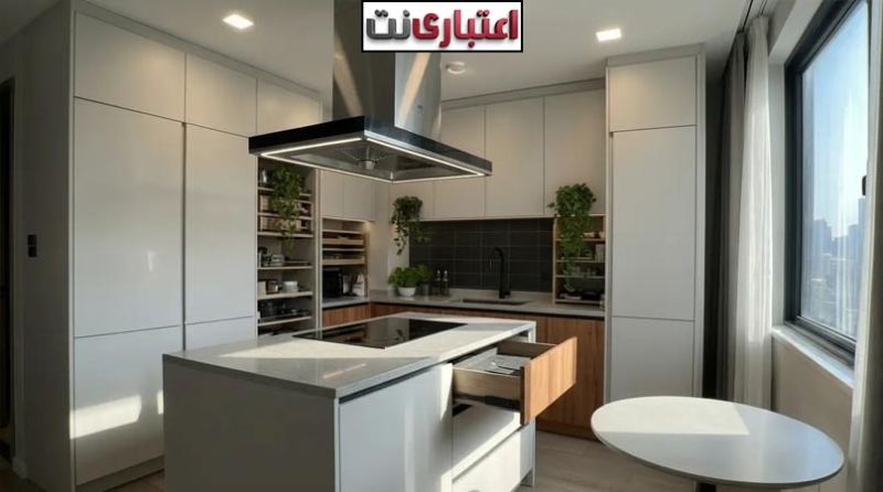 طراحی کابینت MDF برای آپارتمان‌های کوچک